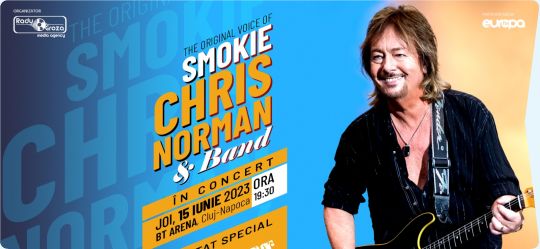 Chris Norman (Smokie) concertează pe Arena BT Cluj pe 15 iunie 2023